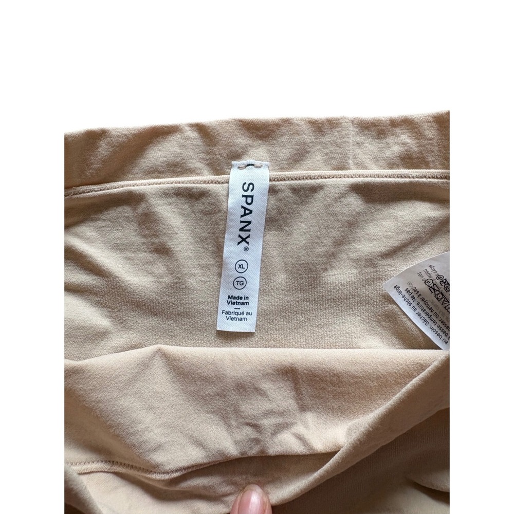 Spanx Higher Power Short Shapewear Beige High Waist Control Shorts XL - Picture 2 of 3